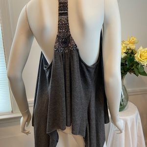 Vintage Havana Beaded Vest Tip